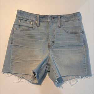 Madewell High Rise Cutoff Denim Shorts